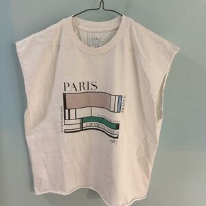 J. Galt 💯 cotton tee Paris Champs Elysees Butte Montmartre St Germain Des Pres